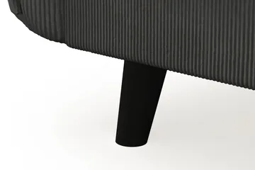 Trend Lyx 3-sits Vänstervänd L-formad Divansoffa i Manchester - Mörkgrå - Möbler - Soffa - Divansoffa & schäslongsoffa - 4 sits soffa med divan