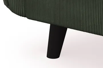 Trend Lyx 3-sits Vänstervänd L-formad Divansoffa i Manchester - Mörkgrön - Möbler - Soffa - Divansoffa & schäslongsoffa - 4 sits soffa med divan