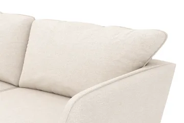 Trend Lyx 3-sits Vänstervänd L-formad Divansoffa i Tyg - Beige - Möbler - Soffa - Divansoffa & schäslongsoffa - 4 sits soffa med divan