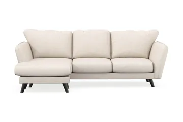 Trend Lyx 3-sits Vänstervänd L-formad Divansoffa i Tyg - Beige - Möbler - Soffa - Divansoffa & schäslongsoffa - 4 sits soffa med divan