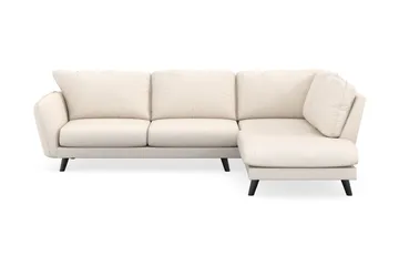 Trend Lyx 4-sits Högervänd L-formad Schäslongsoffa i Manchester - Beige - Möbler - Soffa - Divansoffa & schäslongsoffa - 4 sits soffa med divan