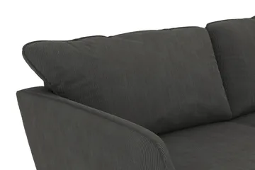 Trend Lyx 4-sits Högervänd L-formad Schäslongsoffa i Manchester - Mörkgrå - Möbler - Soffa - Divansoffa & schäslongsoffa - 4 sits soffa med divan
