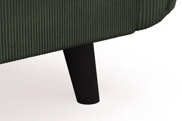 Trend Lyx 4-sits Högervänd L-formad Schäslongsoffa i Manchester - Mörkgrön - Möbler - Soffa - Divansoffa & schäslongsoffa - 4 sits soffa med divan