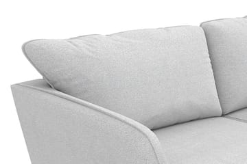 Trend Lyx 4-sits Högervänd L-formad Schäslongsoffa i Tyg - Ljusgrå - Möbler - Soffa - Divansoffa & schäslongsoffa - 4 sits soffa med divan