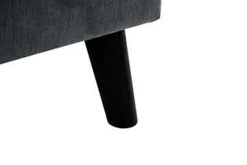 Trend Lyx 4-sits Högervänd L-formad Schäslongsoffa i Tyg - Mörkgrå - Möbler - Soffa - Divansoffa & schäslongsoffa - 4 sits soffa med divan