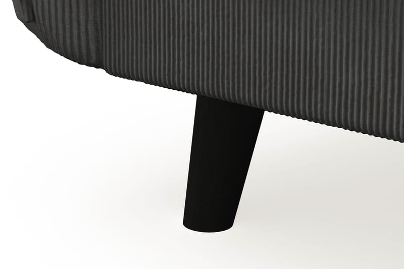 Trend Lyx 4-sits Vänstervänd L-formad Schäslongsoffa i Manchester - Mörkgrå - Möbler - Soffa - Divansoffa & schäslongsoffa - 4 sits soffa med divan