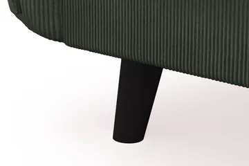 Trend Lyx 4-sits Vänstervänd L-formad Schäslongsoffa i Manchester - Mörkgrön - Möbler - Soffa - Divansoffa & schäslongsoffa - 4 sits soffa med divan