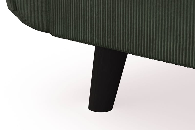 Trend Lyx 4-sits Vänstervänd L-formad Schäslongsoffa i Manchester - Mörkgrön - Möbler - Soffa - Divansoffa & schäslongsoffa - 4 sits soffa med divan