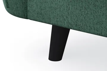 Trend Lyx 4-sits Vänstervänd L-formad Schäslongsoffa i Sammet - Mörkgrön - Möbler - Soffa - Divansoffa & schäslongsoffa - 4 sits soffa med divan