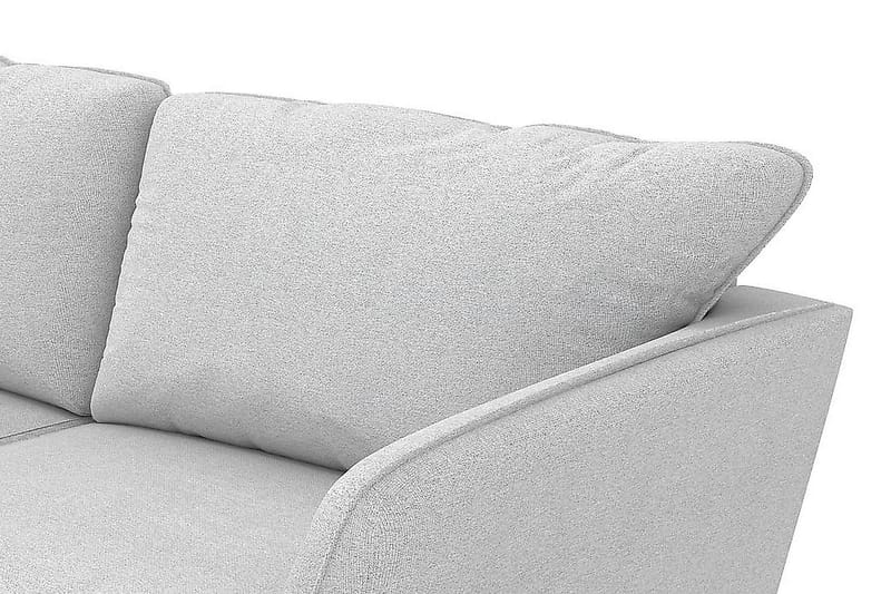 Trend Lyx 4-sits Vänstervänd L-formad Schäslongsoffa i Tyg - Ljusgrå - Möbler - Soffa - Divansoffa & schäslongsoffa - 4 sits soffa med divan
