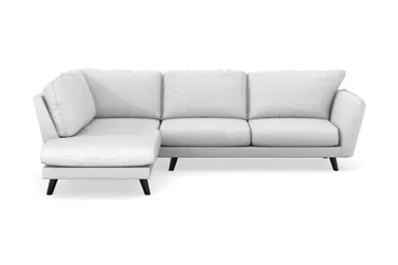 Trend Lyx 4-sits Vänstervänd L-formad Schäslongsoffa i Tyg - Ljusgrå - Möbler - Soffa - Divansoffa & schäslongsoffa - 4 sits soffa med divan