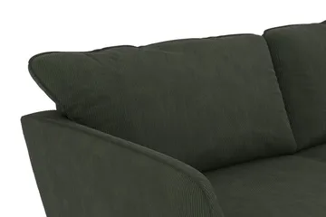 Trend Lyx 4-sits Vänstervänd U-formad Soffa med Divan och Schäslong i Manchester - Mörkgrön - Möbler - Soffa - Divansoffa & schäslongsoffa - 4 sits soffa med divan