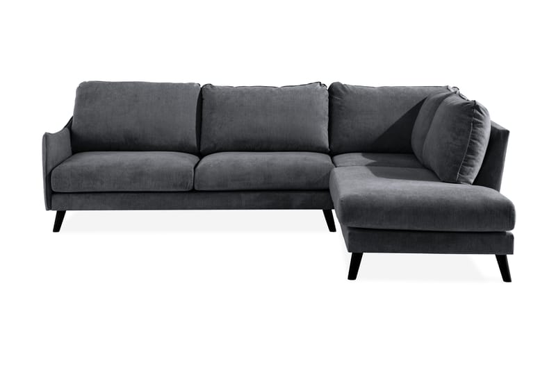 Trend Lyx Schäslongsoffa Höger - Mörkgrå - Möbler - Soffa - Divansoffa & schäslongsoffa - 4 sits soffa med divan