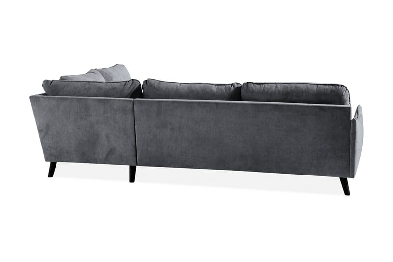 Trend Lyx Schäslongsoffa Höger - Mörkgrå - Möbler - Soffa - Divansoffa & schäslongsoffa - 4 sits soffa med divan
