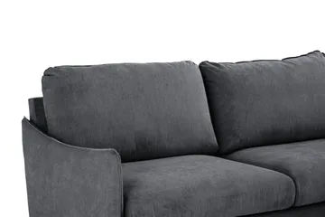 Trend Lyx Schäslongsoffa Höger - Mörkgrå/Svart - Möbler - Soffa - Divansoffa & schäslongsoffa - 4 sits soffa med divan