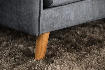 Trend Lyx Schäslongsoffa Höger - Mörkgrå/Svart - Möbler - Soffa - Divansoffa & schäslongsoffa - 4 sits soffa med divan