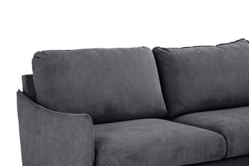 Trend Lyx Schäslongsoffa Vänster - Mörkgrå/Svart - Möbler - Soffa - Divansoffa & schäslongsoffa - 4 sits soffa med divan