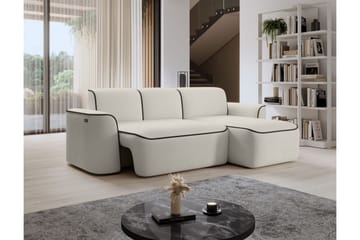 Ume 4-sits Soffa med Divan - Beige - Möbler - Soffa - Divansoffa & schäslongsoffa - 4 sits soffa med divan