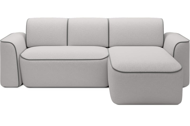 Ume 4-sits Soffa med Divan - Grå - Möbler - Soffa - Divansoffa & schäslongsoffa - 4 sits soffa med divan