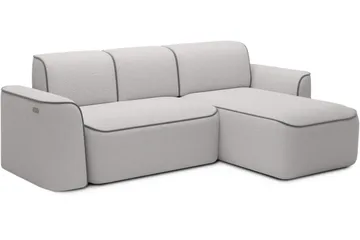 Ume 4-sits Soffa med Divan - Grå - Möbler - Soffa - Divansoffa & schäslongsoffa - 4 sits soffa med divan