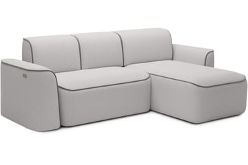 Ume 4-sits Soffa med Divan - Grå - Möbler - Soffa - Divansoffa & schäslongsoffa - 4 sits soffa med divan
