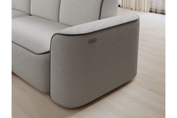 Ume 4-sits Soffa med Divan - Grå - Möbler - Soffa - Divansoffa & schäslongsoffa - 4 sits soffa med divan