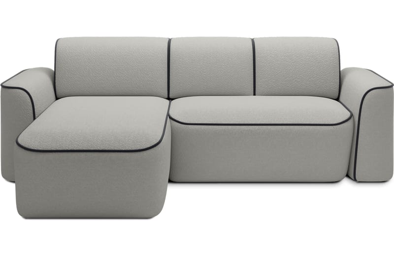 Ume 4-sits Soffa med Divan, Grå