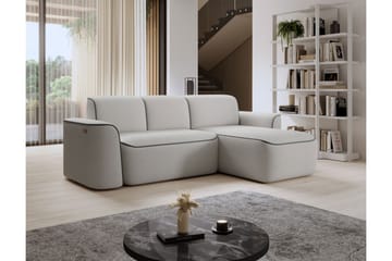 Ume 4-sits Soffa med Divan - Grå - Möbler - Soffa - Divansoffa & schäslongsoffa - 4 sits soffa med divan