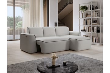 Ume 4-sits Soffa med Divan - Grå - Möbler - Soffa - Divansoffa & schäslongsoffa - 4 sits soffa med divan