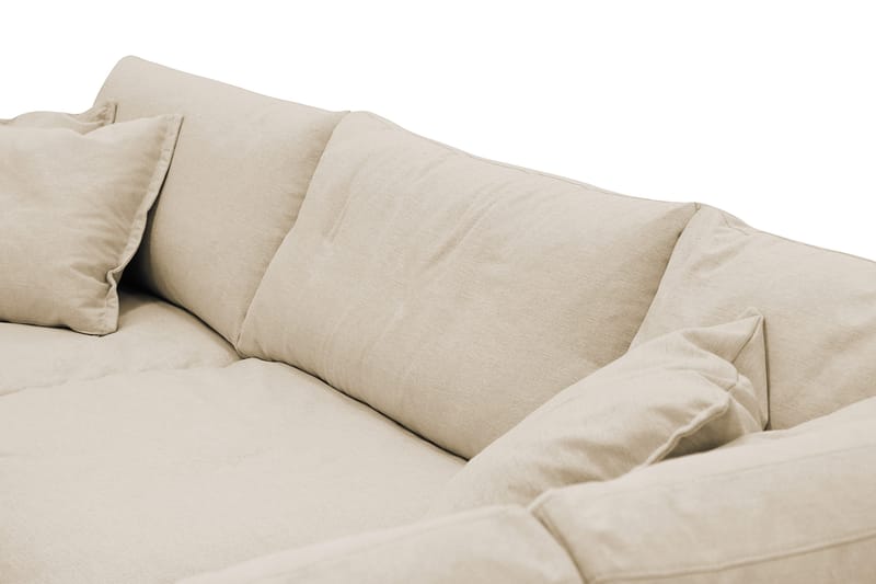 Valencia Extra Djup 4-sits Soffa med Schäslong Höger - Beige - Möbler - Soffa - Divansoffa & schäslongsoffa - 4 sits soffa med divan