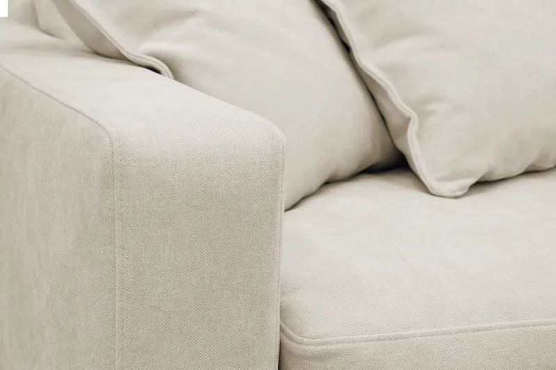 Valencia Extra Djup 4-sits Soffa med Schäslong Höger - Beige - Möbler - Soffa - Divansoffa & schäslongsoffa - 4 sits soffa med divan