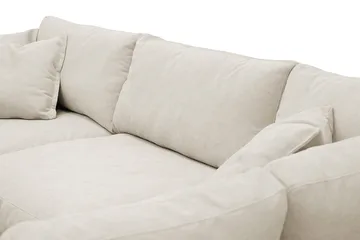 Valencia Extra Djup 4-sits Soffa med Schäslong Höger - Beige - Möbler - Soffa - Divansoffa & schäslongsoffa - 4 sits soffa med divan