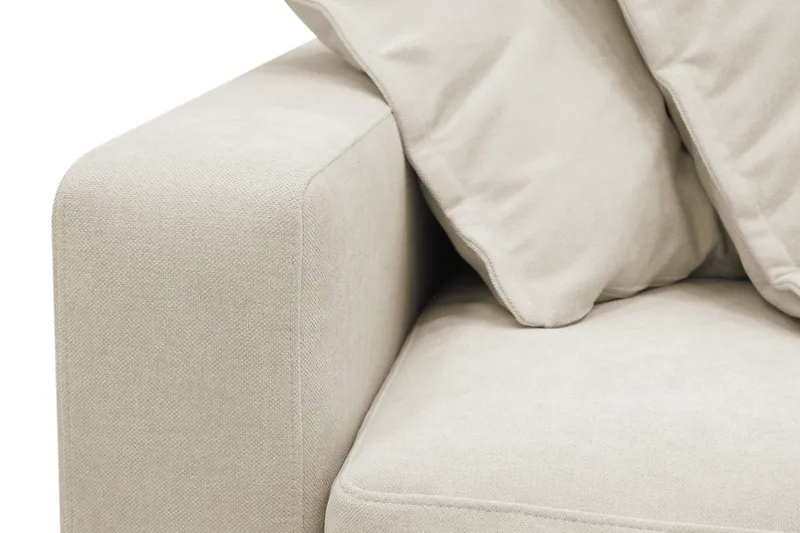 Valencia Extra Djup 4-sits Soffa med Schäslong Höger - Beige - Möbler - Soffa - Divansoffa & schäslongsoffa - 4 sits soffa med divan