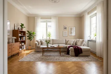 Valencia Extra Djup 4-sits Soffa med Schäslong Höger - Beige - Möbler - Soffa - Divansoffa & schäslongsoffa - 4 sits soffa med divan
