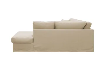 Valencia Extra Djup 4-sits Soffa med Schäslong Höger - Beige - Möbler - Soffa - Divansoffa & schäslongsoffa - 4 sits soffa med divan