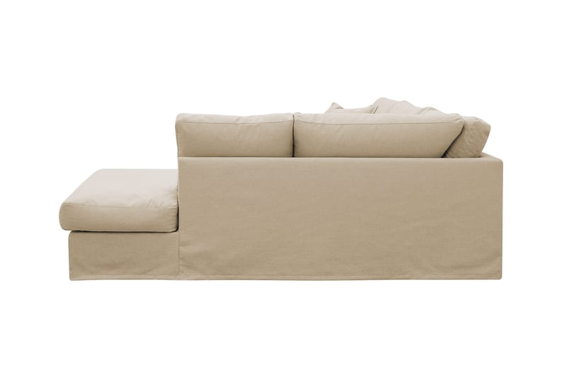 Valencia Extra Djup 4-sits Soffa med Schäslong Höger - Beige - Möbler - Soffa - Divansoffa & schäslongsoffa - 4 sits soffa med divan
