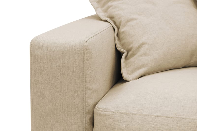 Valencia Extra Djup 4-sits Soffa med Schäslong Höger - Beige - Möbler - Soffa - Divansoffa & schäslongsoffa - 4 sits soffa med divan