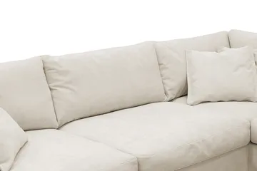 Valencia Extra Djup 4-sits Soffa med Schäslong Höger - Beige - Möbler - Soffa - Divansoffa & schäslongsoffa - 4 sits soffa med divan