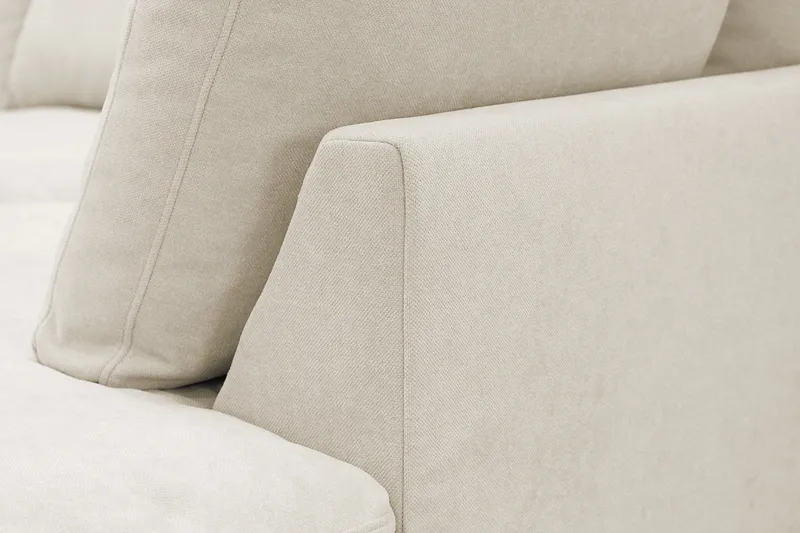 Valencia Extra Djup 4-sits Soffa med Schäslong Höger - Beige - Möbler - Soffa - Divansoffa & schäslongsoffa - 4 sits soffa med divan
