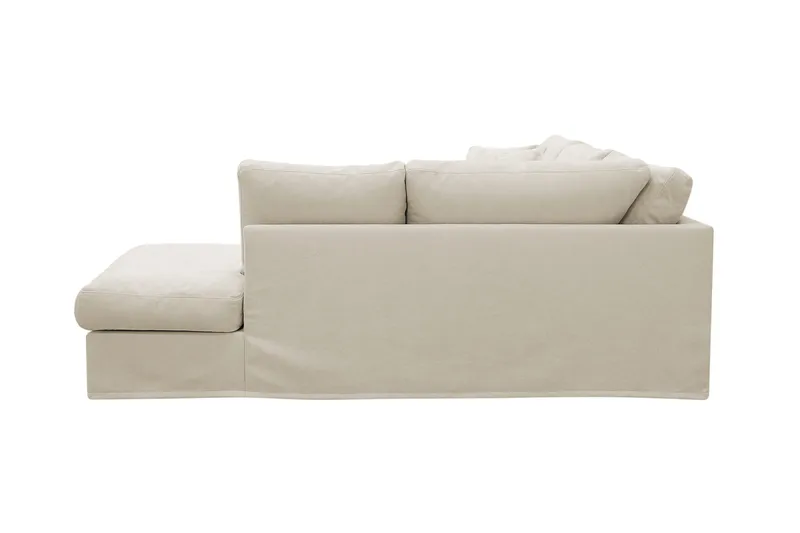 Valencia Extra Djup 4-sits Soffa med Schäslong Höger - Beige - Möbler - Soffa - Divansoffa & schäslongsoffa - 4 sits soffa med divan