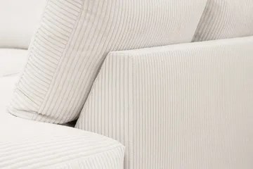 Valencia Extra Djup 4-sits Soffa med Schäslong Höger - Benvit - Möbler - Soffa - Divansoffa & schäslongsoffa - 4 sits soffa med divan