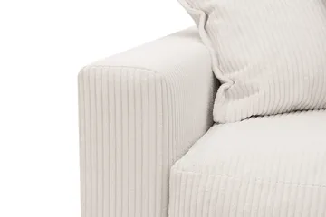 Valencia Extra Djup 4-sits Soffa med Schäslong Höger - Benvit - Möbler - Soffa - Divansoffa & schäslongsoffa - 4 sits soffa med divan