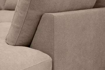 Valencia Extra Djup 4-sits Soffa med Schäslong Höger - Mörkbrun - Möbler - Soffa - Divansoffa & schäslongsoffa - 4 sits soffa med divan