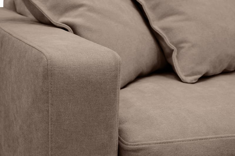Valencia Extra Djup 4-sits Soffa med Schäslong Höger - Mörkbrun - Möbler - Soffa - Divansoffa & schäslongsoffa - 4 sits soffa med divan