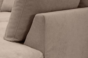 Valencia Extra Djup 4-sits Soffa med Schäslong Höger - Mörkbrun - Möbler - Soffa - Divansoffa & schäslongsoffa - 4 sits soffa med divan