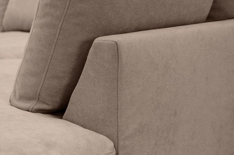 Valencia Extra Djup 4-sits Soffa med Schäslong Höger - Mörkbrun - Möbler - Soffa - Divansoffa & schäslongsoffa - 4 sits soffa med divan