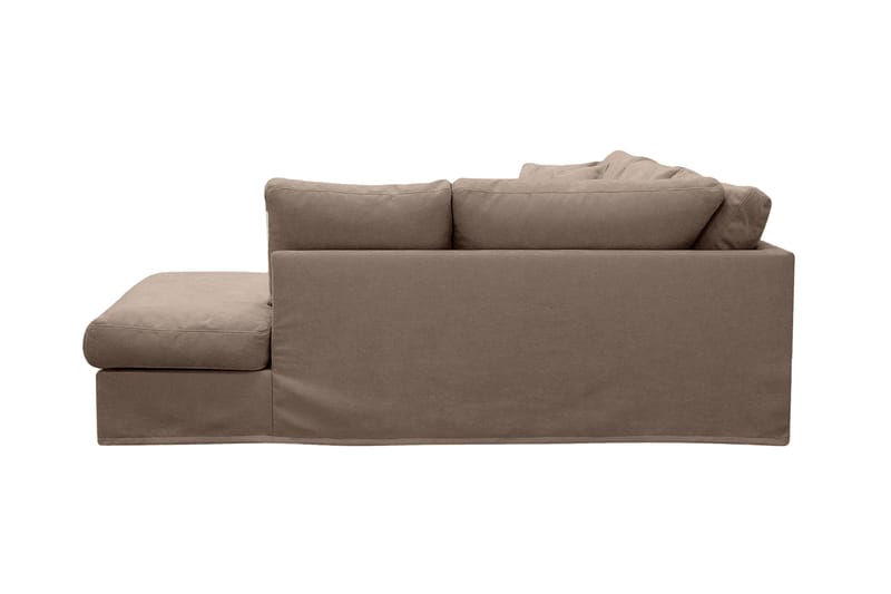 Valencia Extra Djup 4-sits Soffa med Schäslong Höger - Mörkbrun - Möbler - Soffa - Divansoffa & schäslongsoffa - 4 sits soffa med divan
