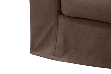 Valencia Extra Djup 4-sits Soffa med Schäslong Höger - Mörkbrun - Möbler - Soffa - Divansoffa & schäslongsoffa - 4 sits soffa med divan
