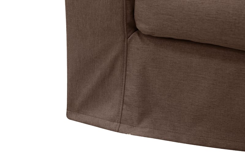 Valencia Extra Djup 4-sits Soffa med Schäslong Höger - Mörkbrun - Möbler - Soffa - Divansoffa & schäslongsoffa - 4 sits soffa med divan