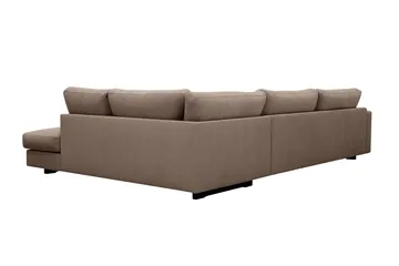 Valencia Extra Djup 4-sits Soffa med Schäslong Höger - Mörkbrun - Möbler - Soffa - Divansoffa & schäslongsoffa - 4 sits soffa med divan